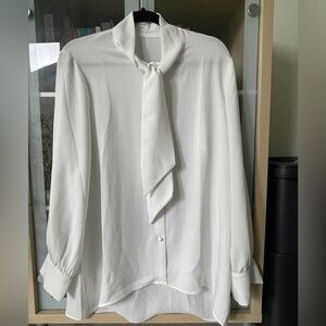 ARITZIA WILFRED Maui Tie-neck blouse